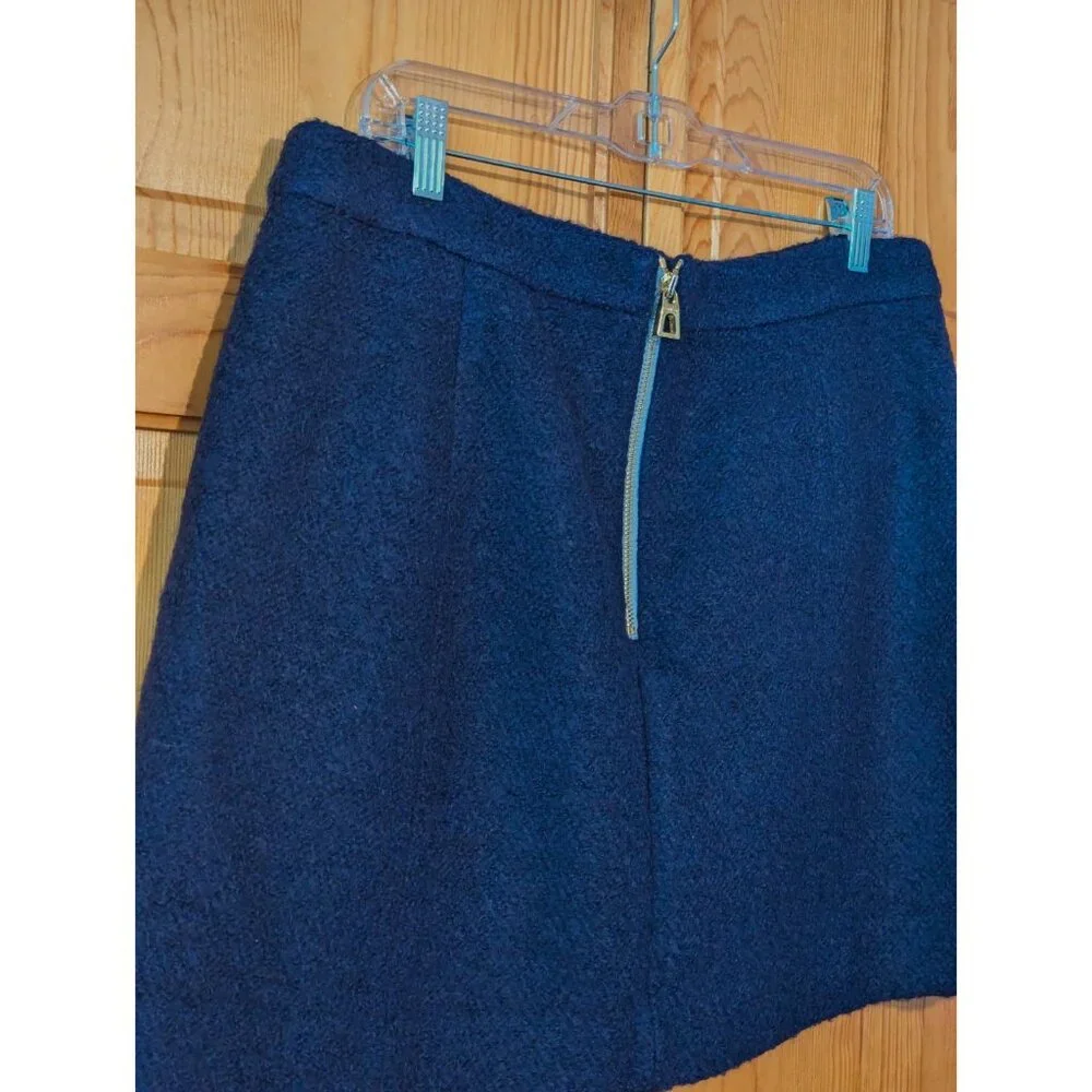 STS Sail To Sable Skirt Size 12 Mini Skirt Navy Blue Academia Preppy - Picture 7 of 9